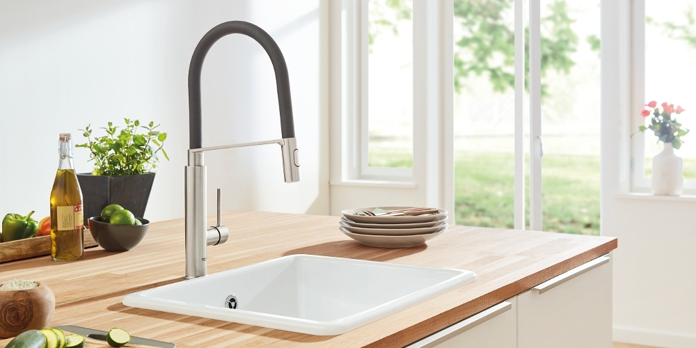Grohe Concetto kitchen faucet extendable